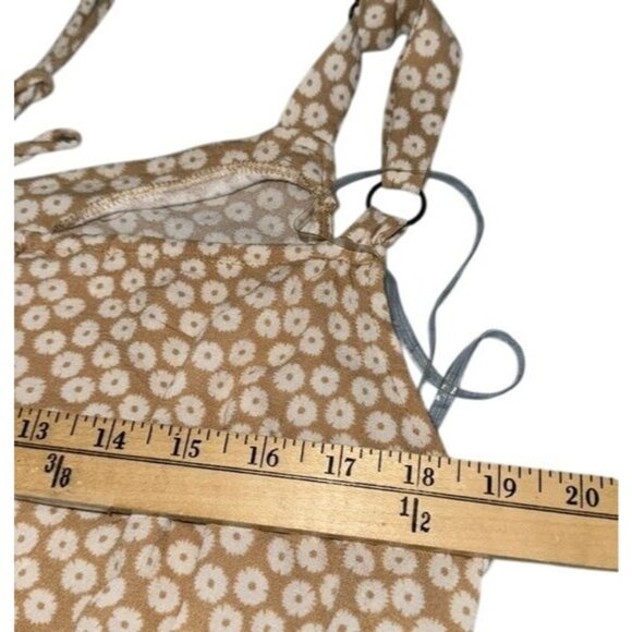 Xhilaration Beige & Red Floral Boho Maxi Dress XL Adjustable Straps Sleeveless - Picture 7 of 7